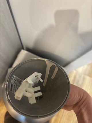 Lámpara colgante gris metálica