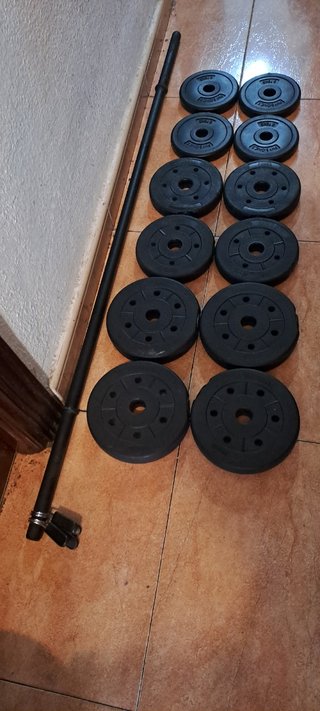 KIT PESAS BARRA Y DISCOS