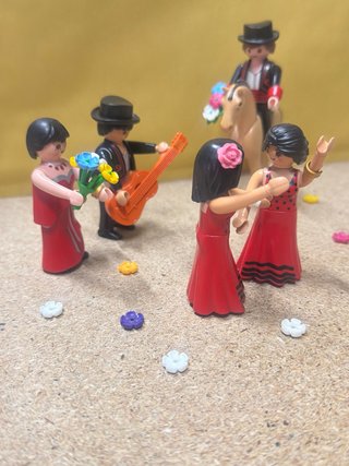 Playmobil Flamenco y Caballo