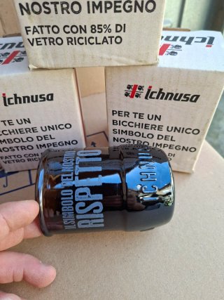 Bicchieri Ichnusa 6x20cl Vetro Riciclato Nuovi