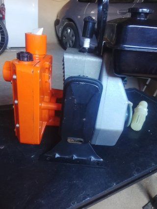 Motobomba para sacar agua