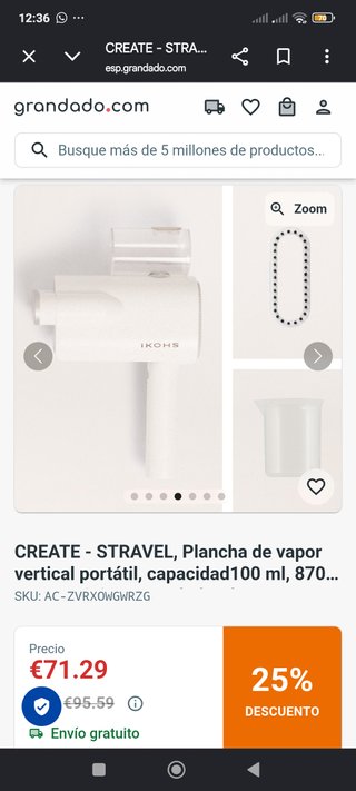 Plancha Vertical Create Rosa