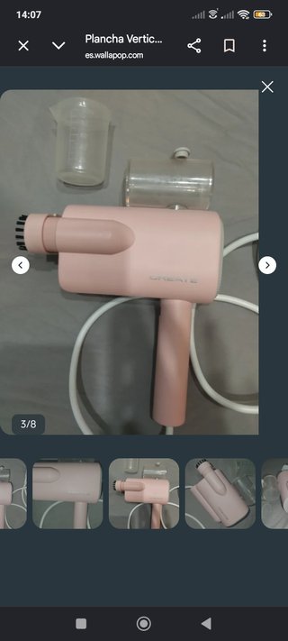 Plancha Vertical Create Rosa