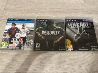 Lote 3 Juegos PS3: FIFA 13, CoD Black Ops, CoD BO