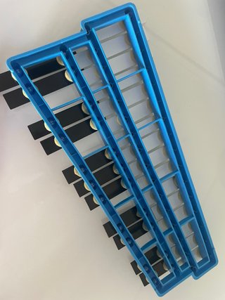 Xilófono con funda de transporte