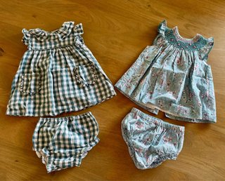 Lote 2 vestidos y braguitas Coconut 9-12m