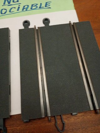 Scalextric adaptación para  pista negra antigua