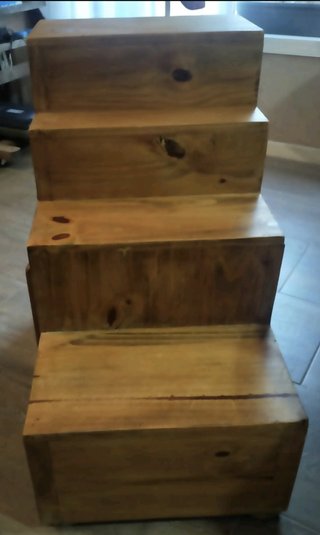 Mueble Escalera Estilo Mexicano Madera