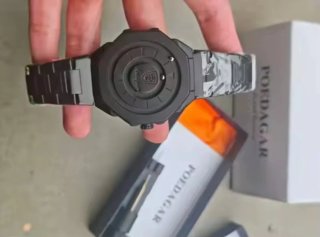 Orologio POEDAGAR Nero di Lusso Alta Qualità