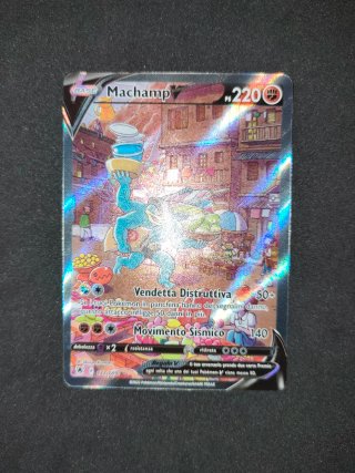 Carta Pokémon Machamp V 172 Full Art Italiano Nm