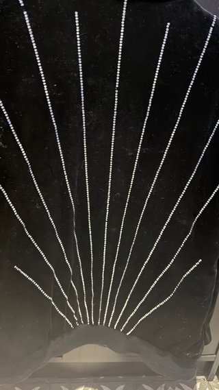 Saint Laurent Jacket Chaqueta Negra Diamantes