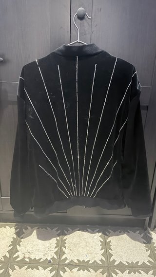 Saint Laurent Jacket Chaqueta Negra Diamantes