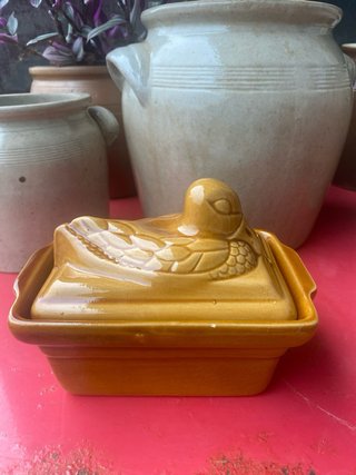 Terrina Pato Cerámica Vintage