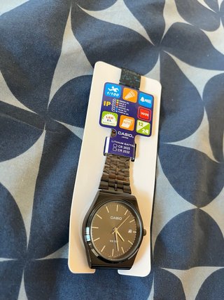 Reloj Casio WR 50M Negro