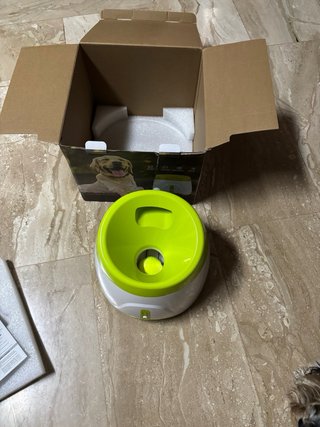 Lanzador de pelotas automático para perros,