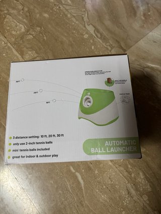 Lanzador de pelotas automático para perros,