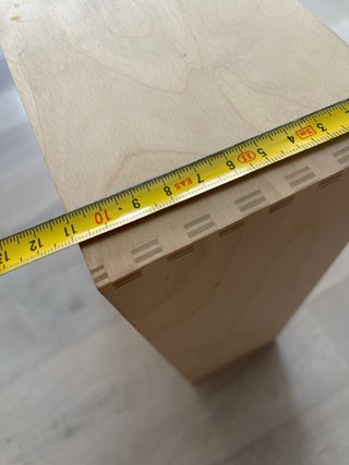 Caja organizadora de madera Ikea