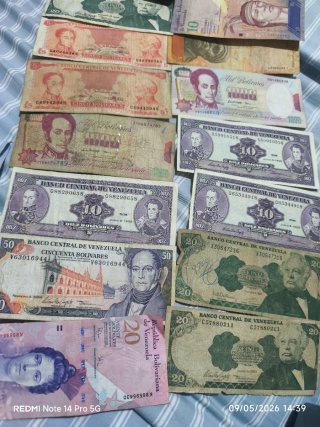 Billetes Antiguos Venezuela Colección