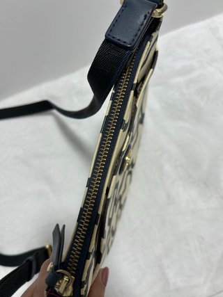Bolso Bandolera Tous Kaos Beige/Negro Original