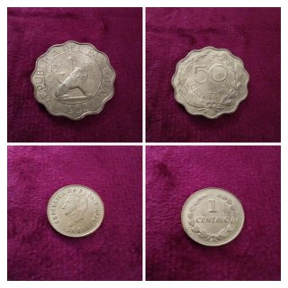 2 Monete Sud America: Paraguay e El Salvador