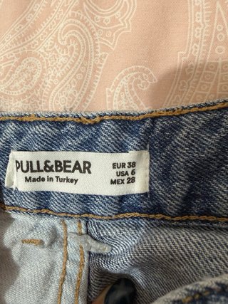 Pull&Bear Shorts Vaqueros Azules
