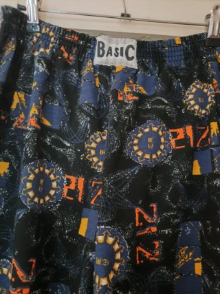 Pantalón vintage estampado