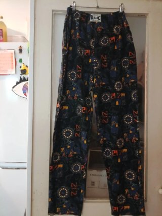 Pantalón vintage estampado