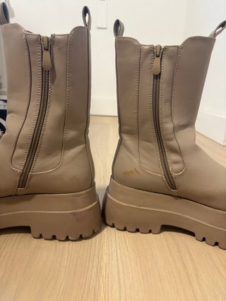 Botas Ulanka plataforma beige