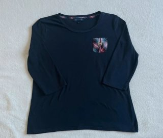 T-shirt Tommy Hilfiger L donna blu
