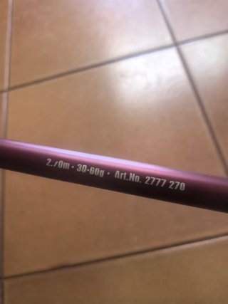 2 cañas de pesca 2.7m