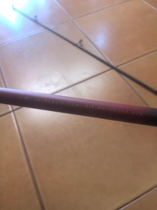 2 cañas de pesca 2.7m