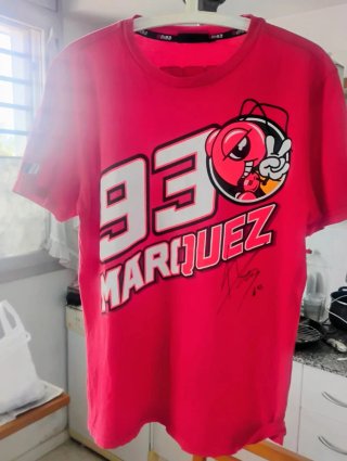 Camiseta Marc Marquez 93 Rosa Roja