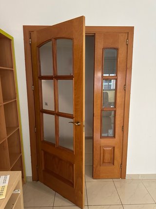 Puertas de madera maciza