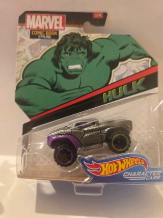 Figura Hulk + Hot Wheels Hulk