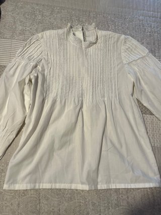 Camisa Tradicional Gallega/Asturiana Blanca