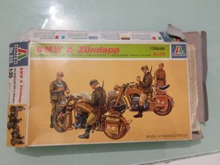 Maqueta Italeri BMW & Zündapp 1:35
