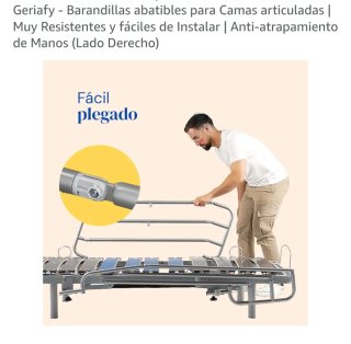 Baranda de seguridad para cama abatible