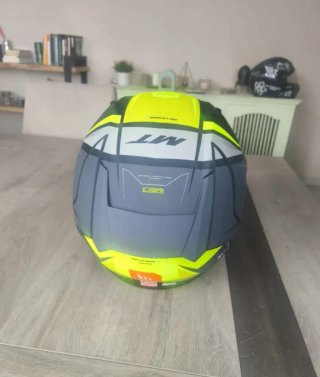 Casco Integral MT Revenge 2 Negro/Amarillo talla M
