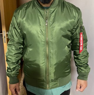 Chaqueta ASSTSERIES verde y naranja Talla L