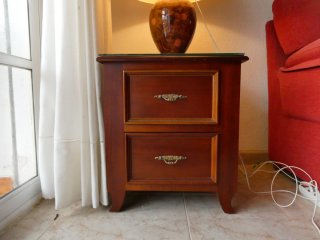 Muebles de Salón Clásico Madera Caoba