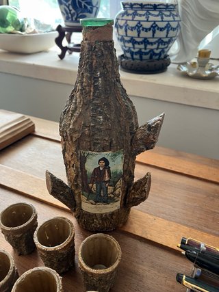 Garrafa Cortiça C/ Copos Jacinta Francisco