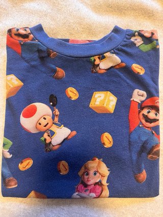 Camiseta infantil Mario Bros
