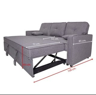 Sofá Cama Dax Gris