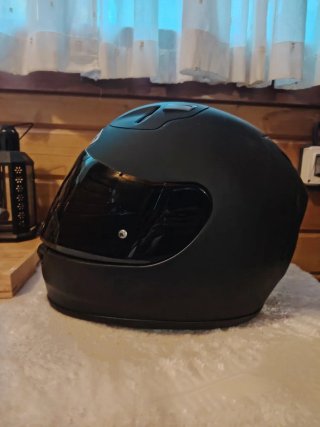Casco HJC Negro Mate Talla S + Visera Tintada