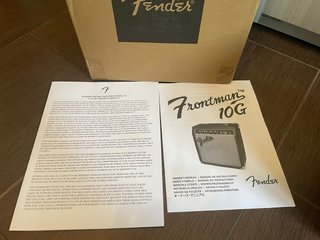 Amplificador Fender Frontman 10G Negro