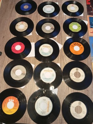 Lote Vinilos LP y Singles Varios Artistas