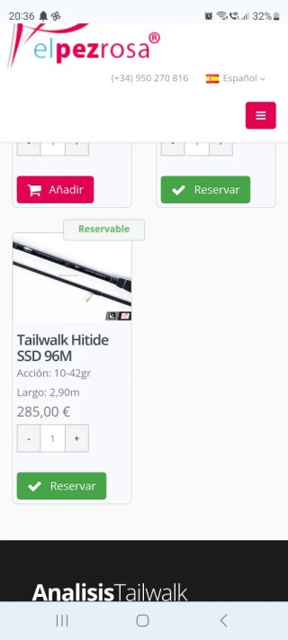 Caña Tailwalk HI-TIDE SSD