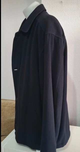 Abrigo Negro Hombre Talla 60