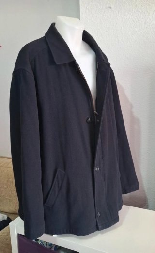 Abrigo Negro Hombre Talla 60