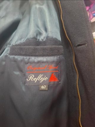 Abrigo Negro Hombre Talla 60